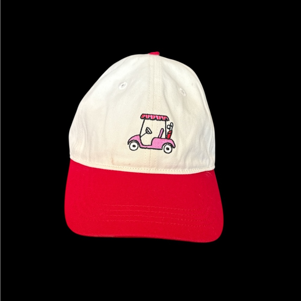 Women’s NWT Red and White Golf Cart Hat